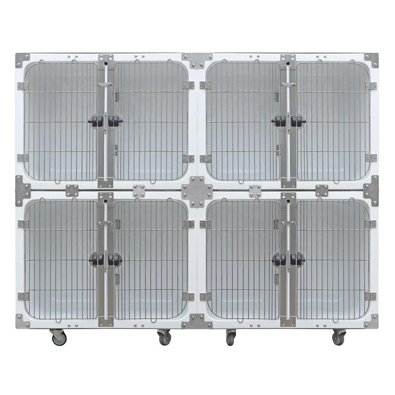 Állatorvosi vízálló üvegszálas moduláris kutyaketrec